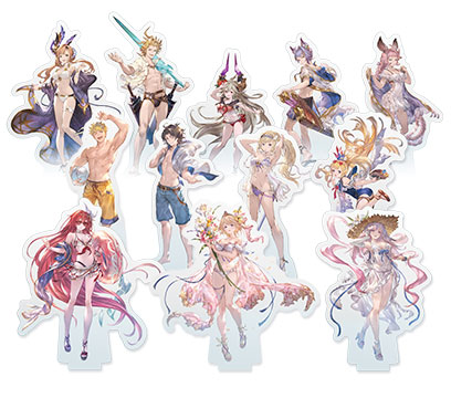 水着キャラクターアクリルスタンド2020