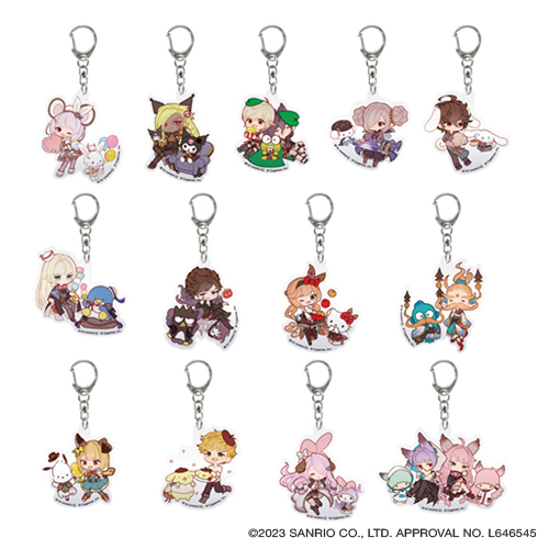 サンリオキャラクターズ ×GRANBLUE FANTASYレーディングアクリルキーホルダー