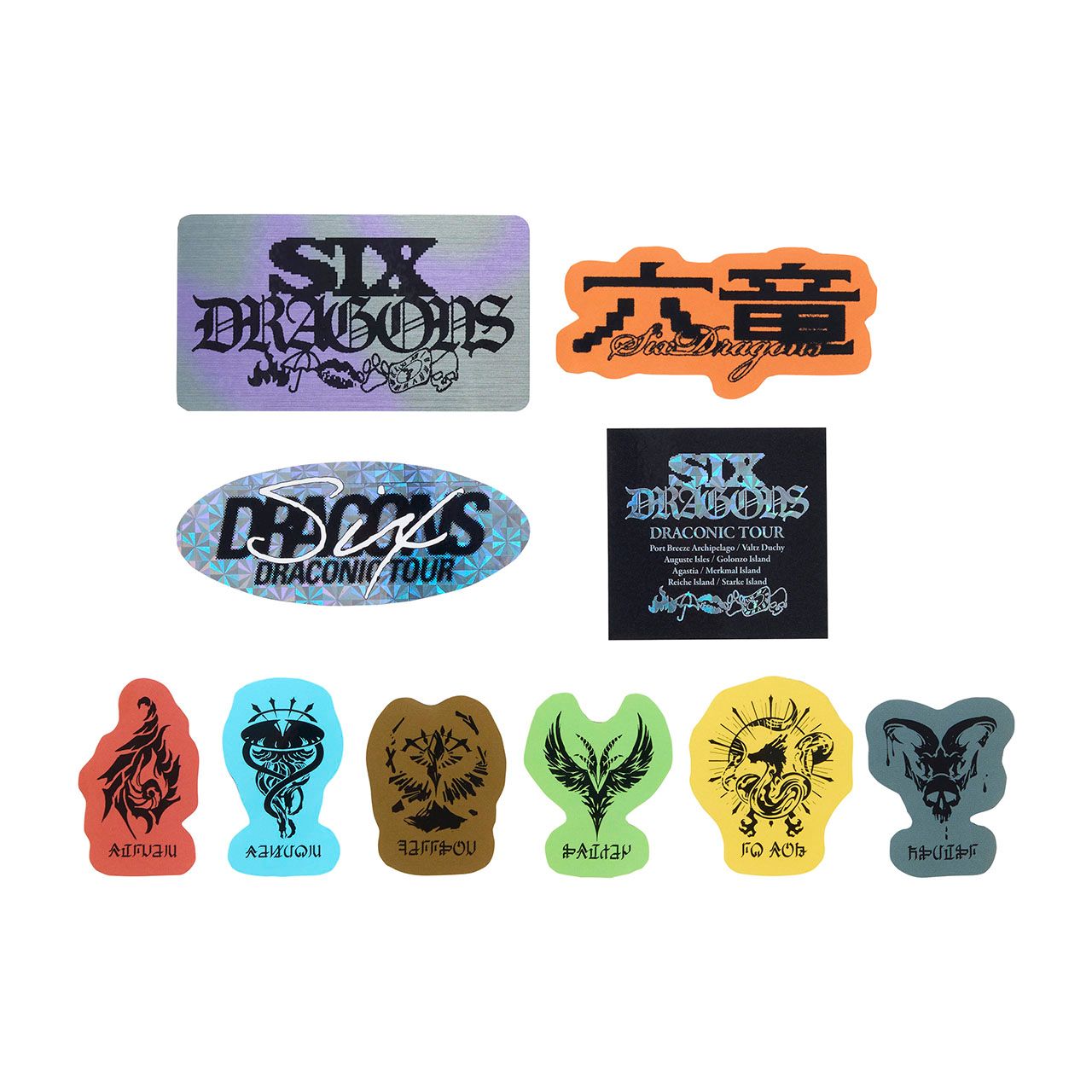 FES.2024ステッカーセット(The Six Dragons)