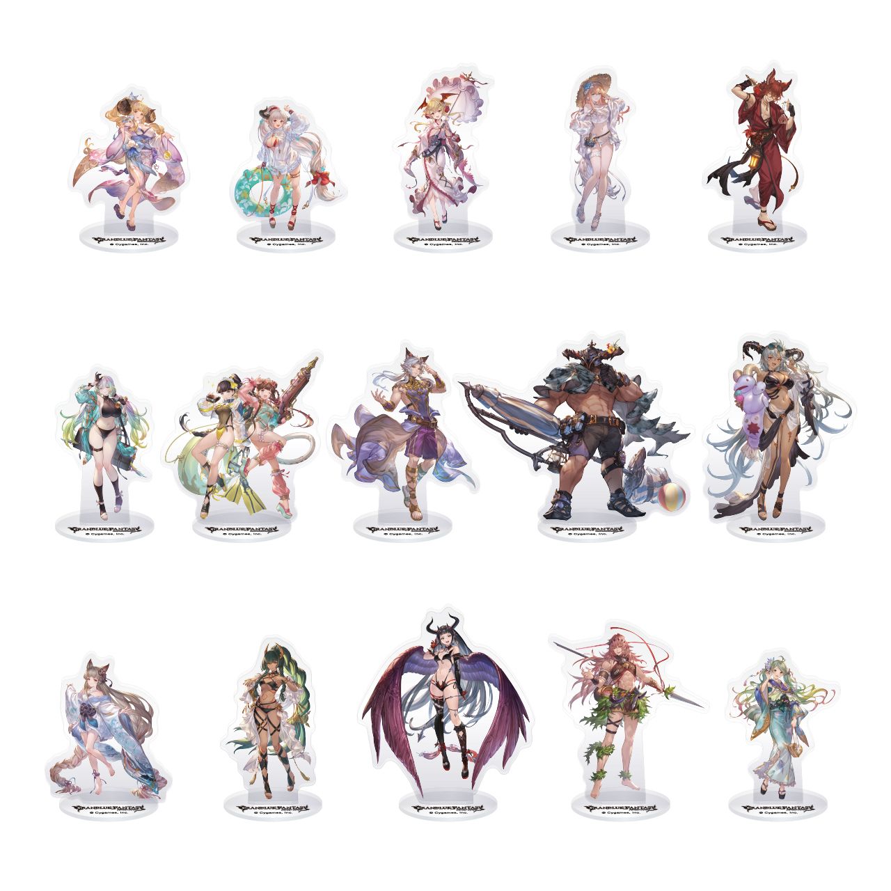 EXFES.2024水着・浴衣キャラクターアクリルスタンド2024